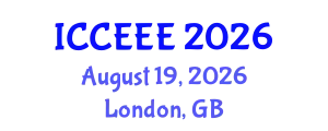International Conference on Computing, Electrical and Electronic Engineering (ICCEEE) August 19, 2026 - London, United Kingdom