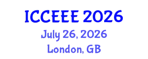International Conference on Computing, Electrical and Electronic Engineering (ICCEEE) July 26, 2026 - London, United Kingdom