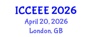 International Conference on Computing, Electrical and Electronic Engineering (ICCEEE) April 20, 2026 - London, United Kingdom