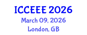 International Conference on Computing, Electrical and Electronic Engineering (ICCEEE) March 09, 2026 - London, United Kingdom