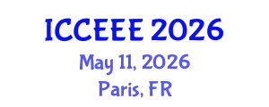 International Conference on Computing, Electrical and Electronic Engineering (ICCEEE) May 11, 2026 - Paris, France
