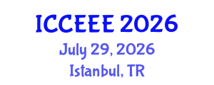 International Conference on Computing, Electrical and Electronic Engineering (ICCEEE) July 29, 2026 - Istanbul, Turkey