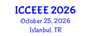 International Conference on Computing, Electrical and Electronic Engineering (ICCEEE) October 25, 2026 - Istanbul, Turkey
