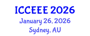 International Conference on Computing, Electrical and Electronic Engineering (ICCEEE) January 26, 2026 - Sydney, Australia