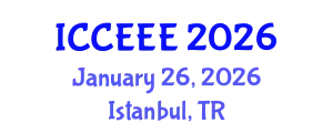 International Conference on Computing, Electrical and Electronic Engineering (ICCEEE) January 26, 2026 - Istanbul, Turkey