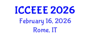 International Conference on Computing, Electrical and Electronic Engineering (ICCEEE) February 16, 2026 - Rome, Italy