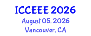 International Conference on Computing, Electrical and Electronic Engineering (ICCEEE) August 05, 2026 - Vancouver, Canada