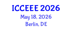 International Conference on Computing, Electrical and Electronic Engineering (ICCEEE) May 18, 2026 - Berlin, Germany