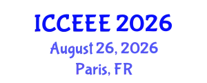 International Conference on Computing, Electrical and Electronic Engineering (ICCEEE) August 26, 2026 - Paris, France