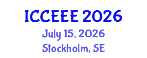 International Conference on Computing, Electrical and Electronic Engineering (ICCEEE) July 15, 2026 - Stockholm, Sweden