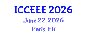 International Conference on Computing, Electrical and Electronic Engineering (ICCEEE) June 22, 2026 - Paris, France