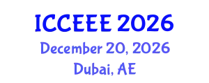 International Conference on Computing, Electrical and Electronic Engineering (ICCEEE) December 20, 2026 - Dubai, United Arab Emirates
