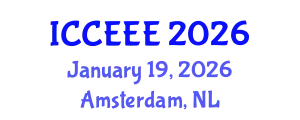 International Conference on Computing, Electrical and Electronic Engineering (ICCEEE) January 19, 2026 - Amsterdam, Netherlands
