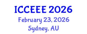 International Conference on Computing, Electrical and Electronic Engineering (ICCEEE) February 23, 2026 - Sydney, Australia