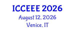 International Conference on Computing, Electrical and Electronic Engineering (ICCEEE) August 12, 2026 - Venice, Italy