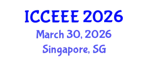 International Conference on Computing, Electrical and Electronic Engineering (ICCEEE) March 30, 2026 - Singapore, Singapore