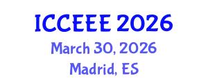 International Conference on Computing, Electrical and Electronic Engineering (ICCEEE) March 30, 2026 - Madrid, Spain