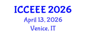 International Conference on Computing, Electrical and Electronic Engineering (ICCEEE) April 13, 2026 - Venice, Italy
