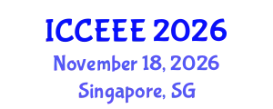 International Conference on Computing, Electrical and Electronic Engineering (ICCEEE) November 18, 2026 - Singapore, Singapore