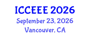 International Conference on Computing, Electrical and Electronic Engineering (ICCEEE) September 23, 2026 - Vancouver, Canada