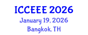 International Conference on Computing, Electrical and Electronic Engineering (ICCEEE) January 19, 2026 - Bangkok, Thailand