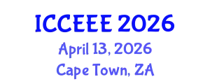 International Conference on Computing, Electrical and Electronic Engineering (ICCEEE) April 13, 2026 - Cape Town, South Africa
