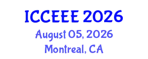 International Conference on Computing, Electrical and Electronic Engineering (ICCEEE) August 05, 2026 - Montreal, Canada