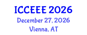International Conference on Computing, Electrical and Electronic Engineering (ICCEEE) December 27, 2026 - Vienna, Austria