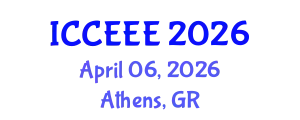 International Conference on Computing, Electrical and Electronic Engineering (ICCEEE) April 06, 2026 - Athens, Greece