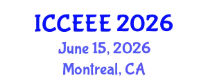International Conference on Computing, Electrical and Electronic Engineering (ICCEEE) June 15, 2026 - Montreal, Canada