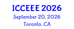 International Conference on Computing, Electrical and Electronic Engineering (ICCEEE) September 20, 2026 - Toronto, Canada
