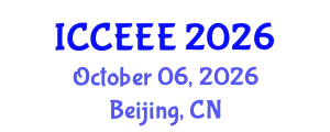 International Conference on Computing, Electrical and Electronic Engineering (ICCEEE) October 06, 2026 - Beijing, China