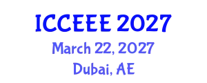 International Conference on Computing, Electrical and Electronic Engineering (ICCEEE) March 22, 2027 - Dubai, United Arab Emirates