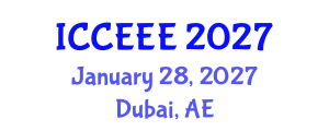 International Conference on Computing, Electrical and Electronic Engineering (ICCEEE) January 28, 2027 - Dubai, United Arab Emirates