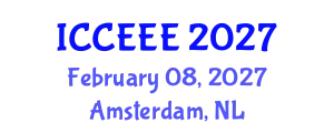 International Conference on Computing, Electrical and Electronic Engineering (ICCEEE) February 08, 2027 - Amsterdam, Netherlands