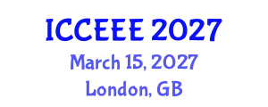 International Conference on Computing, Electrical and Electronic Engineering (ICCEEE) March 15, 2027 - London, United Kingdom