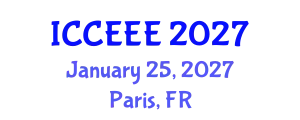 International Conference on Computing, Electrical and Electronic Engineering (ICCEEE) January 25, 2027 - Paris, France