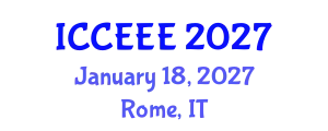 International Conference on Computing, Electrical and Electronic Engineering (ICCEEE) January 18, 2027 - Rome, Italy