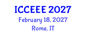 International Conference on Computing, Electrical and Electronic Engineering (ICCEEE) February 18, 2027 - Rome, Italy