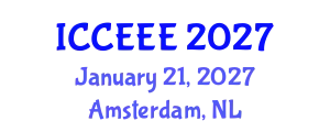 International Conference on Computing, Electrical and Electronic Engineering (ICCEEE) January 21, 2027 - Amsterdam, Netherlands