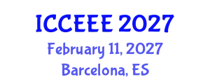 International Conference on Computing, Electrical and Electronic Engineering (ICCEEE) February 11, 2027 - Barcelona, Spain