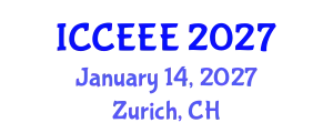 International Conference on Computing, Electrical and Electronic Engineering (ICCEEE) January 14, 2027 - Zurich, Switzerland