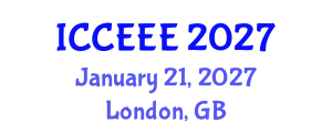 International Conference on Computing, Electrical and Electronic Engineering (ICCEEE) January 21, 2027 - London, United Kingdom