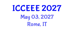 International Conference on Computing, Electrical and Electronic Engineering (ICCEEE) May 03, 2027 - Rome, Italy