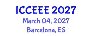International Conference on Computing, Electrical and Electronic Engineering (ICCEEE) March 04, 2027 - Barcelona, Spain