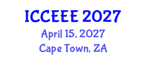 International Conference on Computing, Electrical and Electronic Engineering (ICCEEE) April 15, 2027 - Cape Town, South Africa