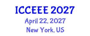 International Conference on Computing, Electrical and Electronic Engineering (ICCEEE) April 22, 2027 - New York, United States