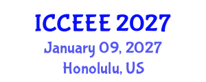 International Conference on Computing, Electrical and Electronic Engineering (ICCEEE) January 09, 2027 - Honolulu, United States