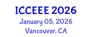 International Conference on Computing, Electrical and Electronic Engineering (ICCEEE) January 05, 2026 - Vancouver, Canada