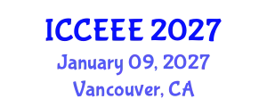 International Conference on Computing, Electrical and Electronic Engineering (ICCEEE) January 09, 2027 - Vancouver, Canada